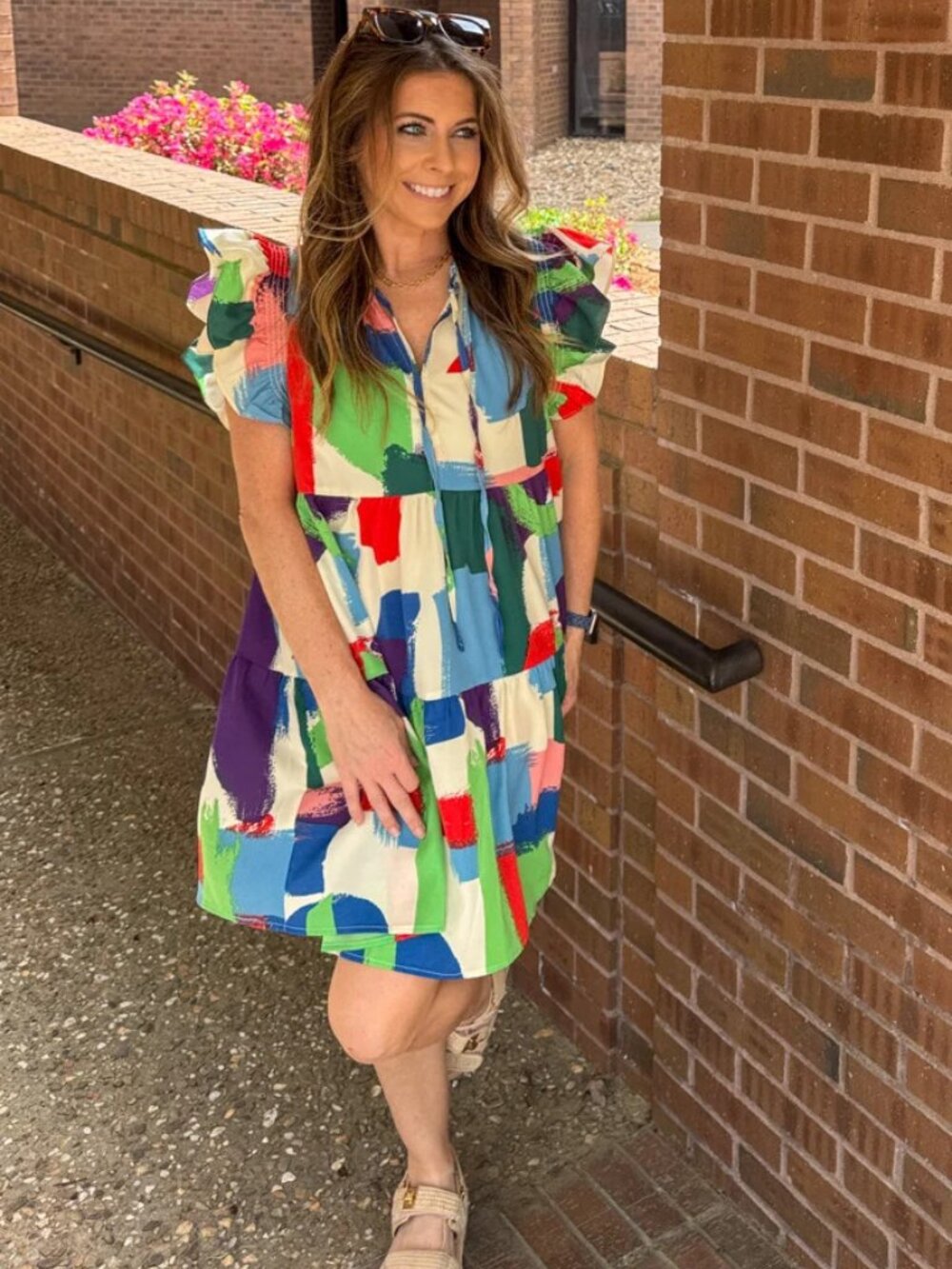 Umgee Colorful Dress Size Small